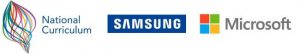 Image of National Curriculum, Samsung and Microsoft Logo