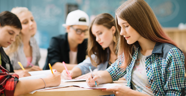 Image of a group of students