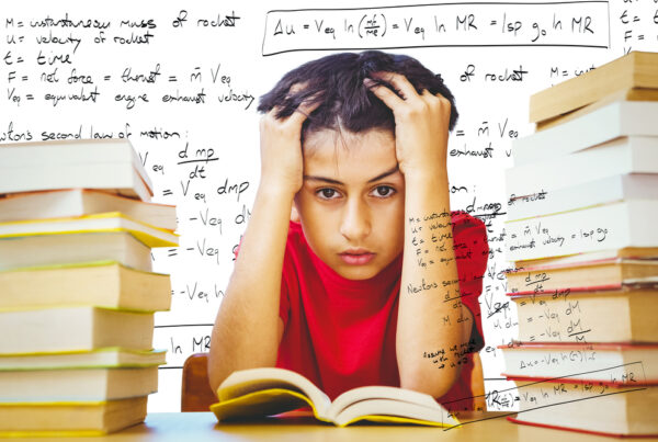 Image of a stressed Student